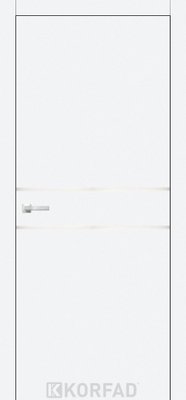 Дверне полотно ALUMINIUM LOFT PLATO ALP-03, 800 х 2000, Білий перламутр, Алюміній 2000000099873 фото