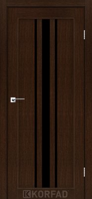Дверне полотно FLORENCE FL-03, 800 х 2000, Венге(скло чорне) 2000000126258 фото